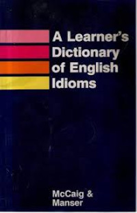Image of A Learner's Dictionary of English  Idioms